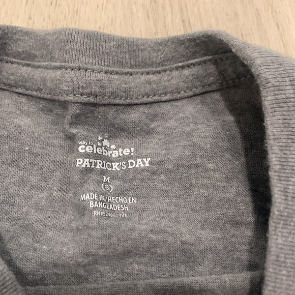 Boys gray St. Patrick’s Day T-shirt - Picture 2 of 3